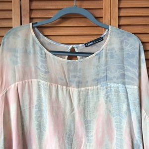 Silk gypsy top